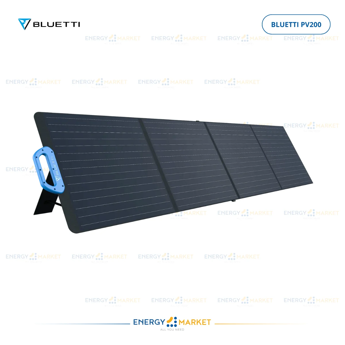 BLUETTI PV200 – Panneau solaire pliable 200W monocristallin SUNPOWER, rendement 24%, MC4 portable